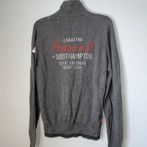Gaastra Nautical‎ Supplies Portsmouth Yacht Club 100% Baumwolle 1/4 Zip Sweater